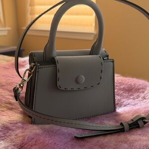 Zara Powder Blue Small Handbag